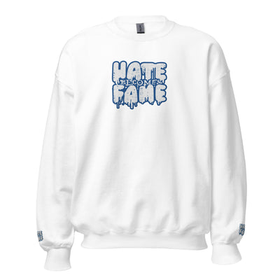 EG3BEATS HATE BECOMES FAME BLUE Unisex Sweatshirt