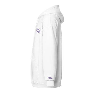 EG3BEATS MERCH LIFE PURPLE Unisex Heavy Blend Zip Hoodie