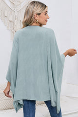 BEAUTIFUL I AM Open Front Dolman Sleeve Cardigan