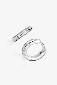 BEAUTIFUL I AM 925 Sterling Jewelry Silver Huggie Earrings