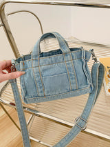 BEAUTIFUL I AM Denim Shoulder Bag