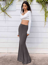 BEAUTIFUL I AM High Waist Floor Length Skirt Dress