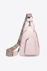 BEAUTIFUL I AM Take A Trip PU Leather Sling Bag