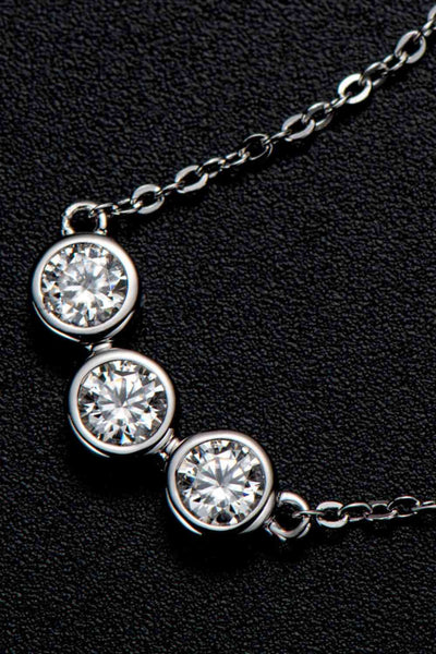 BEAUTIFUL I AM Find Your Center Moissanite Jewelry Necklace