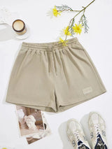 BEAUTIFUL I AM Drawstring Waist Shorts