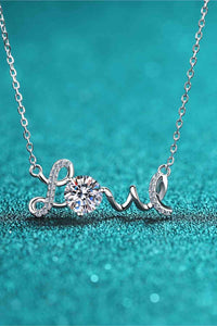 BEAUTIFUL I AM 1 Carat Moissanite Jewelry 925 Sterling Silver Necklace