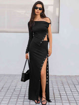 BEAUTIFUL I AM Top and Split Skirt Dress Set