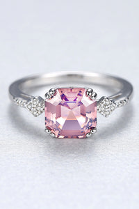 BEAUTIFUL I AM Morganite Jewelry 925 Sterling Silver Ring