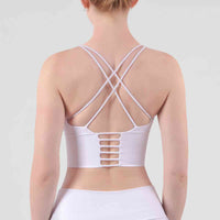 BEAUTIFUL I AM Crisscross Sports Bra