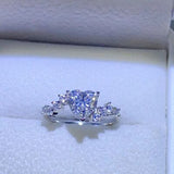 BEAUTIFUL I AM 1 Carat Moissanite Jewelry 925 Sterling Silver Ring