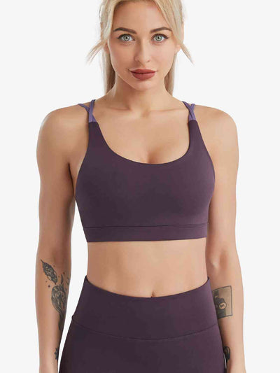 BEAUTIFUL I AM Crisscross Sports Bra