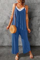 BEAUTIFUL I AM Spaghetti Strap Wide Leg Pants Jumpsuit