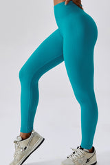 BEAUTIFUL I AM Slim Fit Wide Waistband Long Sports Leggings Active Wear