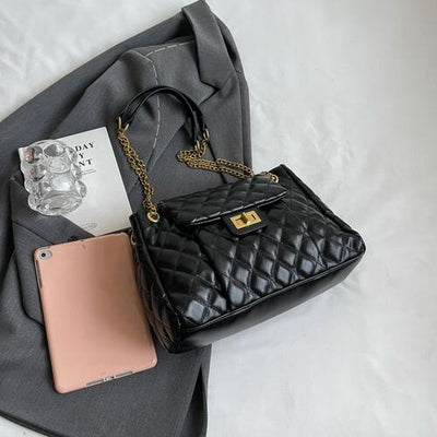 BEAUTIFUL I AM PU Leather Shoulder Bag