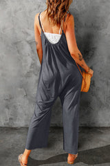 BEAUTIFUL I AM Spaghetti Strap Wide Leg Pants Jumpsuit