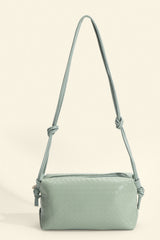 BEAUTIFUL I AM PU Leather Knot Detail Shoulder Bag