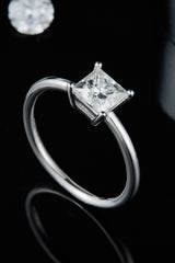 BEAUTIFUL I AM 1 Carat Moissanite Jewelry 925 Sterling Silver Solitaire Ring