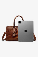 BEAUTIFUL I AM Textured PU Leather Handbag