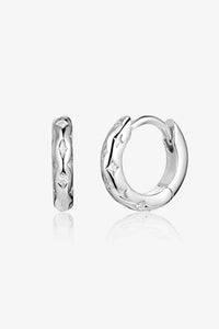 BEAUTIFUL I AM 925 Sterling Jewelry Silver Huggie Earrings