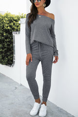 BEAUTIFUL I AM Long Sleeve T-Shirt and Pants Set