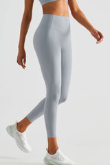 BEAUTIFUL I AM Wide Waistband Sports Leggings with Pockets Active Wear