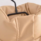 BEAUTIFUL I AM Zip-Up Drawstring Puffer Vest Jacket