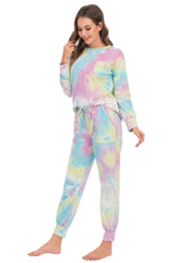 BEAUTIFUL I Am Tie-Dye Top and Pants Lounge Set