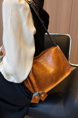 BEAUTIFUL I AM PU Leather Shoulder Bag