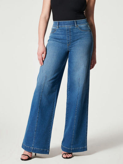 BEAUTIFUL I AM Wide Leg Long Jeans