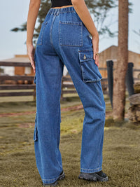 BEAUTIFUL I AM Straight Leg Cargo Jeans