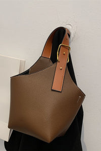 BEAUTIFUL I AM Fashion PU Leather Bucket Bag