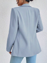 BEAUTIFUL I AM Shawl Collar Long Sleeve Blazer Jacket