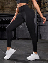 BEAUTIFUL I AM Wide Waistband Sports Leggings Active Wear