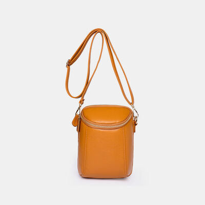 BEAUTIFUL I AM Small PU Leather Crossbody Bag