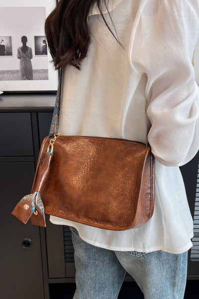 BEAUTIFUL I AM PU Leather Shoulder Bag