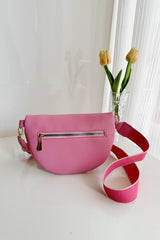 BEAUTIFUL I Am PU Leather Multi Zipper Shoulder Bag