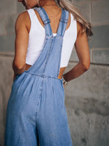 BEAUTIFUL I AM Wide Leg Denim Pants Overalls