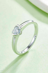 BEAUTIFUL I AM Moissanite 925 Sterling Silver Jewelry Solitaire Ring