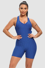 BEAUTIFUL I AM Crisscross Wide Strap Active Wear Romper