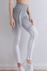 BEAUTIFUL I AM Gradient High Waist Sports Leggings Active Wear