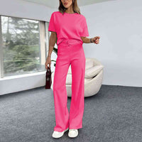 BEAUTIFUL I AM Short Sleeve T-Shirt and Drawstring Pants Set