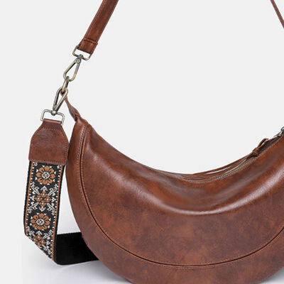 BEAUTIFUL I AM PU Leather Crossbody Bag