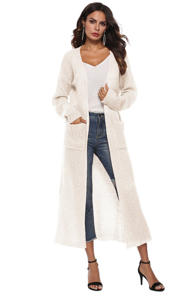 BEAUTIFUL I AM Long Sleeve Open Front Buttoned Cardigan