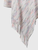 BEAUTIFUL I AM Fringe Hem Hooded Poncho