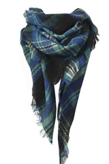 BEAUTIFUL I AM Plaid Imitation Cashmere Scarf