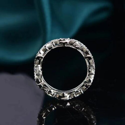 BEAUTIFUL I AM Moissanite Jewelry 925 Sterling Silver Ring