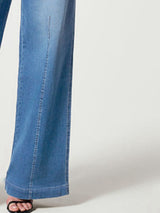 BEAUTIFUL I AM Wide Leg Long Jeans