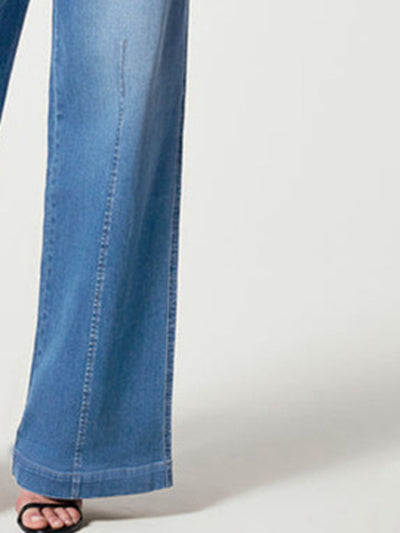 BEAUTIFUL I AM Wide Leg Long Jeans