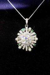 BEAUTIFUL I AM 2 Carat Moissanite Jewelry 925 Sterling Silver Necklace