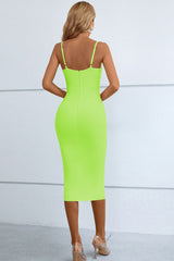 BEAUTIFUL I AM Cutout Spaghetti Strap Bodycon Dress